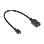 Ficha técnica e caractérísticas do produto Cabo Adaptador Micro HDMI X HDMI Femea 30CM AMCHF-30