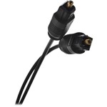 Cabo Fibra Ótica 1+1 Toslink - Preto 1.8m - MD9 Info