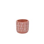 Ficha técnica e caractérísticas do produto Cachepot de Cimento Vermelho 11x9cm Mart