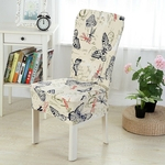 Ficha técnica e caractérísticas do produto Cadeira Coberta Removível Elastic Printing Chair Cover for Home Hotel Banquet