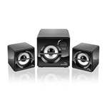 Ficha técnica e caractérísticas do produto Caixa de Som 2.1 10w Rms Preto Subwoofer Box USB Multilaser - Bivolt