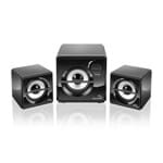 Ficha técnica e caractérísticas do produto Caixa de Som 2.1 10w Rms Preto Subwoofer Box USB Multilaser