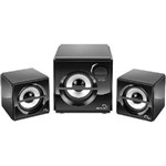 Ficha técnica e caractérísticas do produto Caixa de Som 2.1 10w Rms Preto Subwoofer Box Usb - Sp081