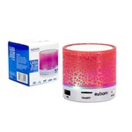 Ficha técnica e caractérísticas do produto Caixa de Som Bluetooth 3.0 com Led Sd Card P2 USB Rosa Cs-A12BT