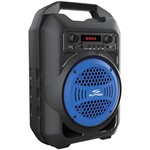 Ficha técnica e caractérísticas do produto Caixa de Som Portátil Sumay Ultraleve Rádio FM USB SD Card Entrada Auxiliar Microfone - Azul