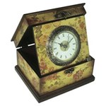 Ficha técnica e caractérísticas do produto Caixa Relógio de Madeira Bach