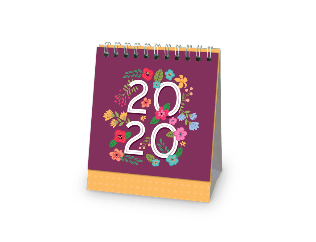 Ficha técnica e caractérísticas do produto Calendário de Mesa Pequeno 2020- Cartões Gigantes