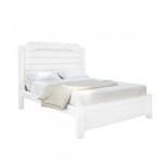 Ficha técnica e caractérísticas do produto Cama Casal Duo Branco Madeirado - Robel