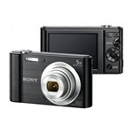 Ficha técnica e caractérísticas do produto Câmera Compacta Sony Dsc W-800 20.1 MP 2.7 com USB - Preto