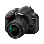 Ficha técnica e caractérísticas do produto Câmera Digital Nikon D3400 Kit 18-55 VR/ 24.2MP - Preto