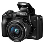 Ficha técnica e caractérísticas do produto Câmera Dslr Canon Eos M50 24.1mp 3.0" Wi-Fi/nfc/bluetooth + Kit Ef-m15-45 Is Stm