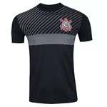 Ficha técnica e caractérísticas do produto Camisa Corinthians Peter Masculino - Preto/Cinza - Spr