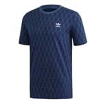 Ficha técnica e caractérísticas do produto Camiseta Adidas AOP ORIGINALS Azul