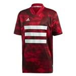 Ficha técnica e caractérísticas do produto Camiseta Adidas TAN AOP BordÃ´ - Vermelho - Masculino - Dafiti