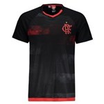 Ficha técnica e caractérísticas do produto Camiseta Flamengo Braziline Rally Raglan Masculina - Preta - M