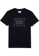 Ficha técnica e caractérísticas do produto Camiseta Lacoste Sport Preto