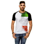 Ficha técnica e caractérísticas do produto Camiseta Raglan Itália Side Paint Masculina