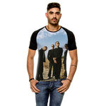 Ficha técnica e caractérísticas do produto Camiseta Raglan Pop Rock Coldplay Masculina