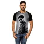 Ficha técnica e caractérísticas do produto Camiseta Raglan Rap Nacional Emicida Masculina