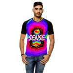 Ficha técnica e caractérísticas do produto Camiseta Raglan Sense8 Color Mix Masculina