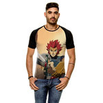 Ficha técnica e caractérísticas do produto Camiseta Raglan Thundercats Lion-O Masculina