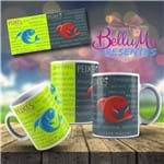 Ficha técnica e caractérísticas do produto Caneca Personalizada Signo Peixes