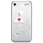 Ficha técnica e caractérísticas do produto Capa Case Capinha Iphone 7 - LOVE PASSARINHOS