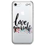 Ficha técnica e caractérísticas do produto Capa Case Capinha Iphone 7 - LOVE YOURSELF