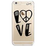 Ficha técnica e caractérísticas do produto Capa Case Capinha IPhone6/6s-Love