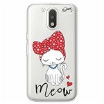 Ficha técnica e caractérísticas do produto Capa Case Capinha Motorola G4-MEOW