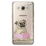 Ficha técnica e caractérísticas do produto Capa Case Capinha Samsung J3 - BALLET PUG