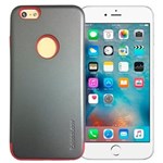 Ficha técnica e caractérísticas do produto Capa Case Resistente Duas Cores Smartphone Iphone 6 Plus - Cinza e Vermelho