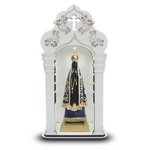 Ficha técnica e caractérísticas do produto Capela 34 cm com Imagem de Nossa Senhora Aparecida Inquebrável