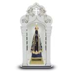 Ficha técnica e caractérísticas do produto Capela com Imagem Nossa Senhora Aparecida (21Cm) - Inquebrável