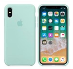 Ficha técnica e caractérísticas do produto Capinha Iphone XR Verde Água com Pelicula de Vidro 5D - Cases