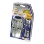 Carregador de Pilhas AA e AAA EM-BC89F Bivolt - Extra Rápido - Eco Mania - Outras Marcas