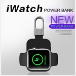 Ficha técnica e caractérísticas do produto Carregador de relógio portátil para iWatch 1/2/3/4 Keychain Mobile Power Mini Watch Carregador sem fio