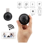 Ficha técnica e caractérísticas do produto Camera Cartão Camera E09 HD Home Security MINI WIFI 1080P IP sem fio pequeno CCTV Infrared Night Vision Motion Detection SD slot Áudio APP