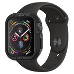 Ficha técnica e caractérísticas do produto Case Original Spigen Apple Watch S4 40mm Rugged Armor Black