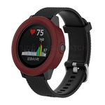 Ficha técnica e caractérísticas do produto Case Protetor de Silicone Vermelho Bordô para Relógio Garmin Vicoactive 3