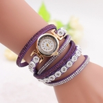 Ficha técnica e caractérísticas do produto Cashmere pulseira coreano senhoras círculo preto corda bracelete de diamantes relógio de relojoaria garantia relógio fêmea selvagem