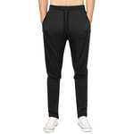 Ficha técnica e caractérísticas do produto Casual Corredores de Slim Men cavalo de Yong Fit Tornozelo Zipper bolso com cordão cintura Abertas Bottoms Sweatpants