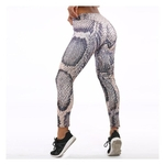 Ficha técnica e caractérísticas do produto  Casual Impresso Digital Leggings Mulheres Sexy Push Up cintura alta Calças Feminino Cobra Workout Imprimir magro Legging Femme