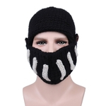 Ficha técnica e caractérísticas do produto Cavaleiro Cap Inverno Quente Roman Moda Unissex Gorro simples Gladiator criativa Máscara Presente de Natal Chapelaria chapéu de malha