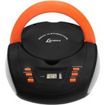 Ficha técnica e caractérísticas do produto Cd Player Lenoxx Bd-125 Rádio Am/Fm e Mp3 Entrada Usb - Preto/Laranja