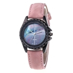 Ficha técnica e caractérísticas do produto Clássico retro das mulheres relógio de quartzo Couro Strap relógio de quartzo Moda Watch