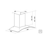 Ficha técnica e caractérísticas do produto Coifa de Parede 60 Cm em Aço Inox + Vidro - Tramontina