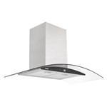 Ficha técnica e caractérísticas do produto Coifa de Parede 90 Cm em Aço Inox + Vidro 220 V Tramontina 94816/221