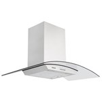 Ficha técnica e caractérísticas do produto Coifa Inox + Vidro New Vetro 90 Cm - 220V