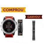 Ficha técnica e caractérísticas do produto Compre Relógio Multiesporte Garmin Fenix 3 Safira HRM-Run e Ganhe Pulseira de Metal